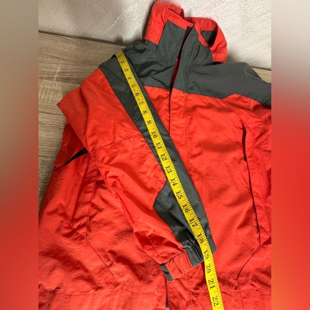 Gap Kids Boys L(10) Carrot Red Nylon Windbreaker Hooded Outdoor Jacket - Picture 15 of 16